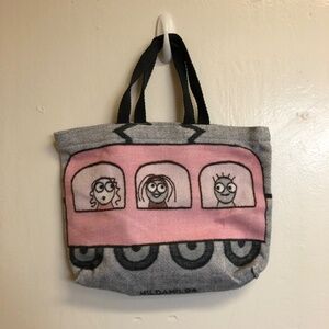 HildaHilda Train Passengers tote bag 100% organic cotton Sweden eco-friendly